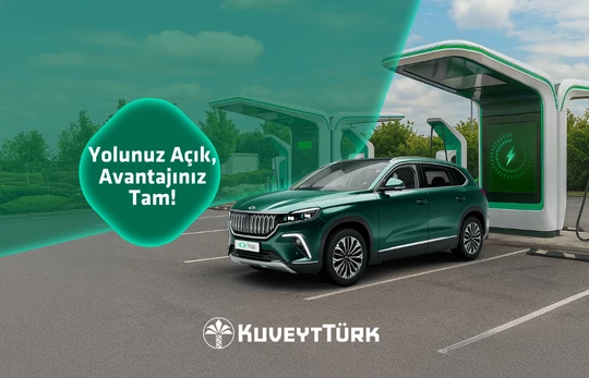 Kuveyt Türk Elektrikli Araç Şarj İstasyonlarından %20, Toplamda 500 TL İndirim